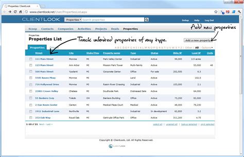 Management of data from the database 3. . There are two tables in database of real estate owners